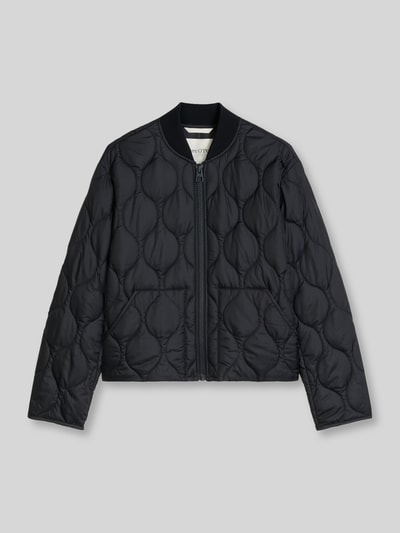 Marc O'Polo Relaxed Fit Bomberjacke mit gesteppter Struktur Dunkelblau 2