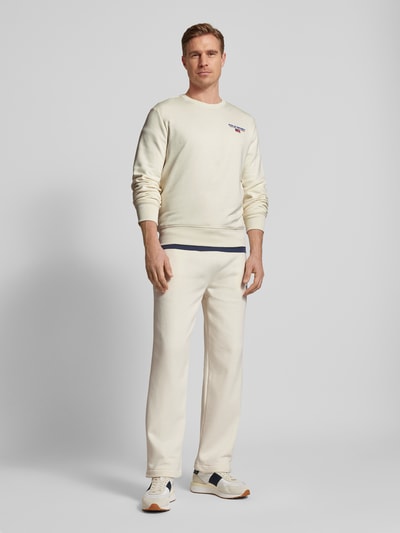 Polo Sport Sweatshirt mit Label-Stitching Offwhite 1