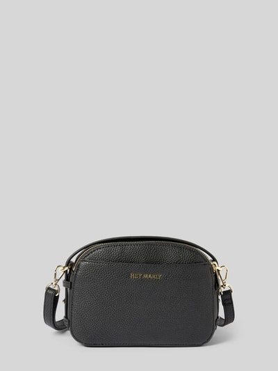 Hey Marly Crossbody Bag aus Leder-Mix Modell 'Mate' Black 2