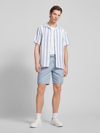 Only & Sons Shorts mit elastischem Bund Modell 'LARGO' Jeansblau 1