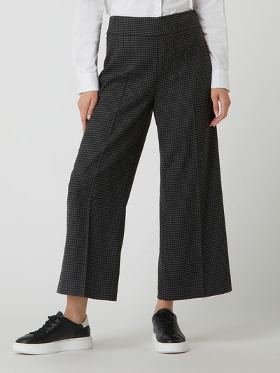 OPUS Culotte met viscose, model 'Misha'  Zilver gemêleerd - 4