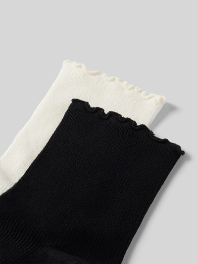 Jake*s Casual Socken mit Muschelsaum im 2er-Pack Offwhite 2