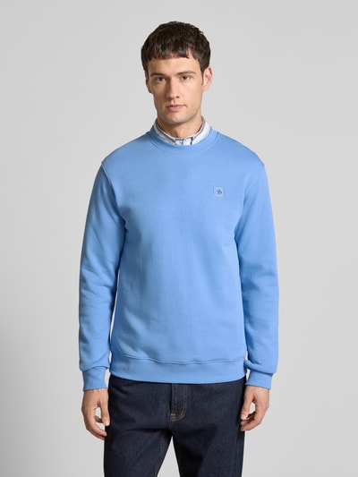 Scotch & Soda Sweatshirt mit Label-Detail Aqua 4