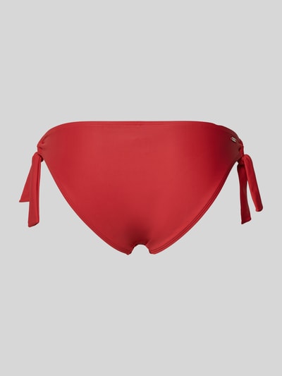 Produktfoto, Slim Fit Bikini-Hose mit Logo-Detail Modell 'Kelli' von Barts in Rot, Elastischer-Material-Mix, Damen Bikini-Hose