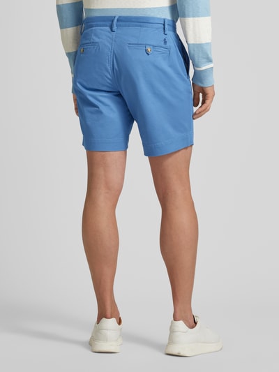 Polo Ralph Lauren Szorty o kroju stretch straight fit ze szlufkami na pasek model ‘BEDFORD’ Niebieski 5
