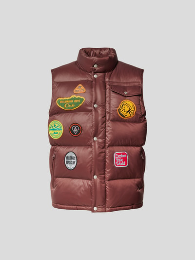 Billionaire Boys Club Steppweste mit Motiv-Patches Mittelbraun 2