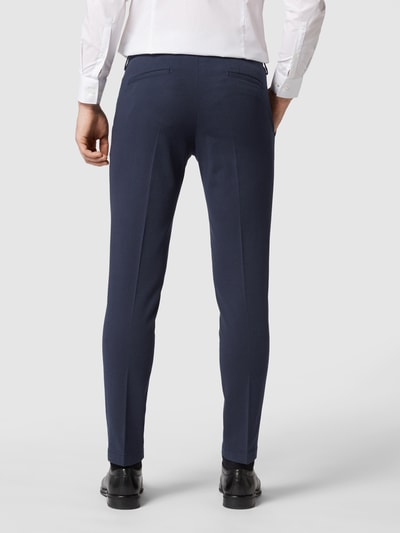 Cinque Grey Slim fit stoffen broek met stretch, model 'CiBrody' Donkerblauw gemêleerd - 5