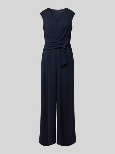Vera Mont Jumpsuit met knoopdetail Donkerblauw - 2