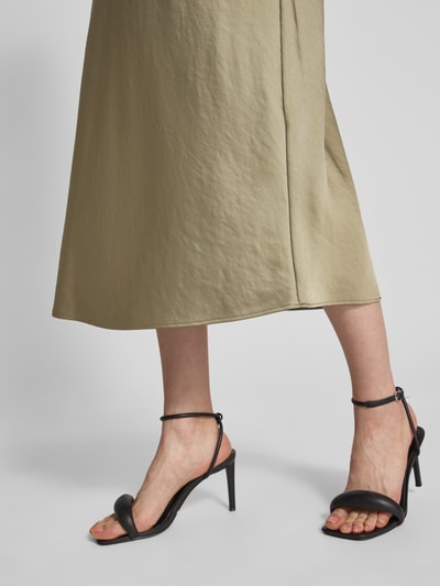 s.Oliver BLACK LABEL Regular Fit Midi-Rock mit elastischem Bund Khaki 3