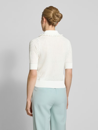 Essentiel Strickshirt mit Lochmuster Modell 'Hemirates' Offwhite 5