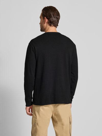 Polo Ralph Lauren Classic Fit Longsleeve mit Label-Stitching Black 5