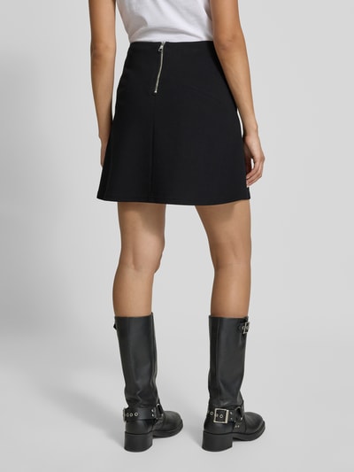 BOSS Orange Ausgestellter Mini-Rock aus Viskose-Mix Black 5