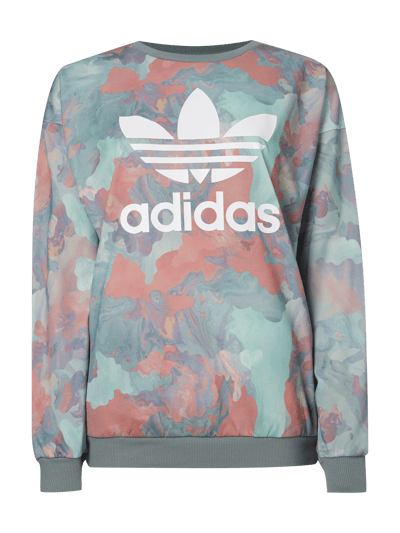 adidas Originals Sweatshirt mit Camouflage-Print  Mint 1