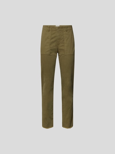 Nili Lotan Regular Fit Stoffhose mit Stretch-Anteil Olivgrün 2