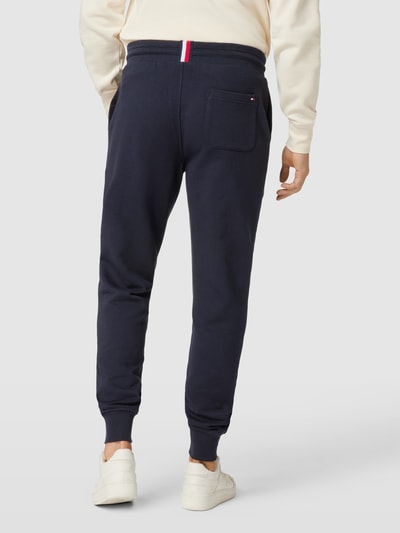 Tommy Hilfiger Sweatpants mit Label-Stitching Modell 'BASIC' Marine 5