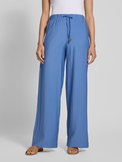 Christian Berg Woman Stoffen broek van viscosemix met steekzakken Blauw - 4