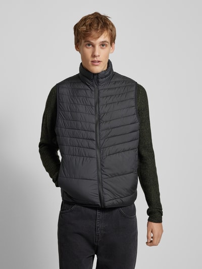 Jack & Jones Steppweste mit Stehkragen Modell 'STATE' Black 4