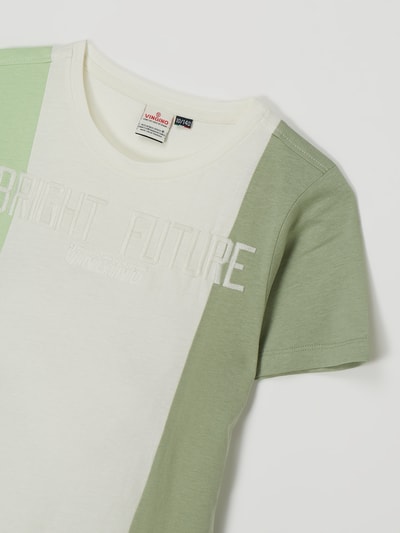 VINGINO T-shirt in colour-blocking-design, model 'Holt'  Offwhite - 2