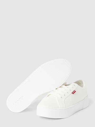 Levi’s® Acc. Plateau-Sneaker mit Label-Details Modell 'TIJUANA' Weiss 5