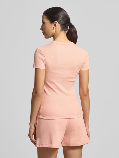 Lacoste Sport Slim Fit T-shirt van puur katoen Abrikoos - 5
