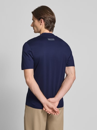 HUGO Slim Fit T-Shirt aus reiner Baumwolle Modell 'DIMERSOM' Marine 5
