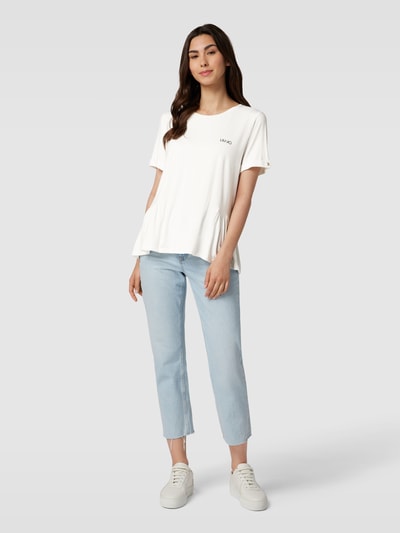 LIU JO SPORT T-shirt met streepmotief Offwhite - 1