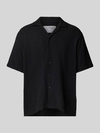 SELECTED HOMME Freizeithemd mit Knopfleiste Black 2