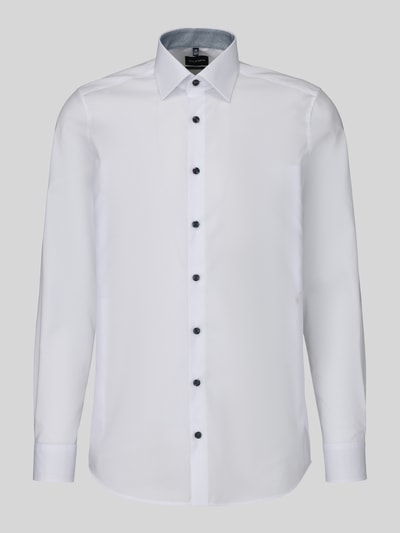 OLYMP Level 5 slim fit zakelijk overhemd met kentkraag Wit - 2