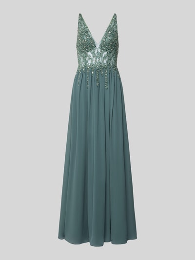 Mascara Abendkleid mit Ziersteinen Gruen 2