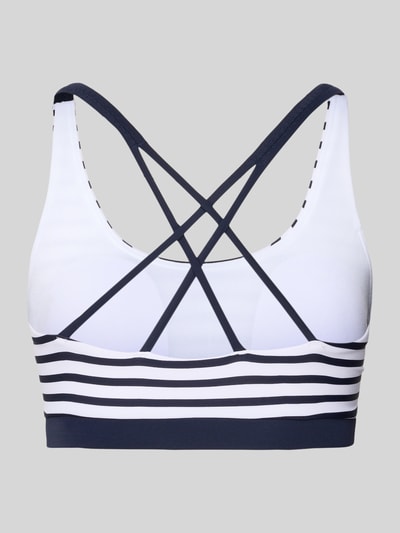 VENICE BEACH Top bikini z elastycznym paskiem model ‘Summer’ Ciemnoniebieski 3