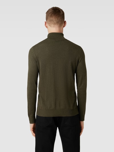 Jack & Jones Rollkragenpullover in melierter Optik Modell 'EMIL' Offwhite Melange 5