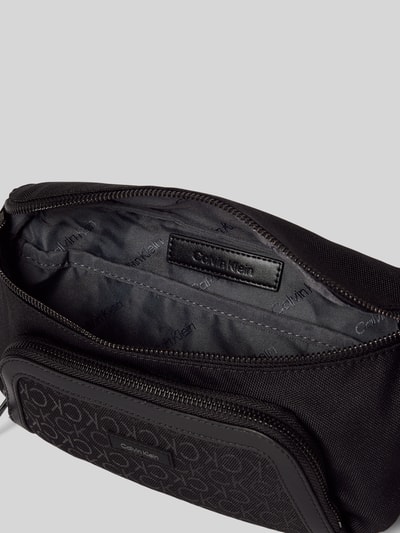 CK Calvin Klein Bauchtasche mit Label-Badge Modell 'CK REMOTE' Black 4