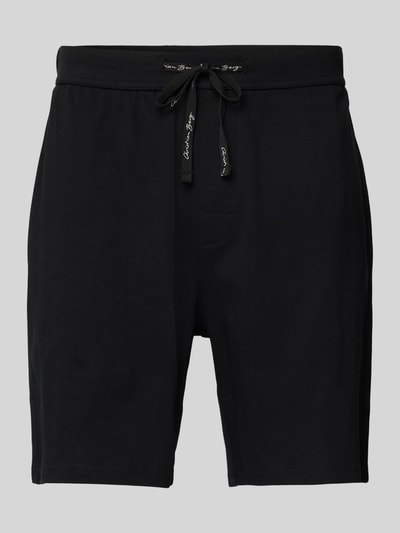 Christian Berg Men Sweatshorts aus reiner Baumwolle Black 2