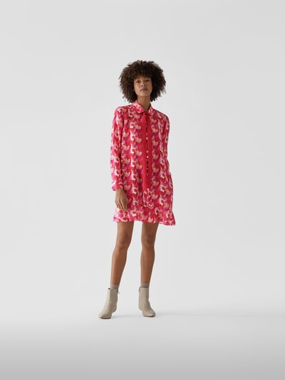 RED Valentino Minikleid mit Schluppe Pink 1