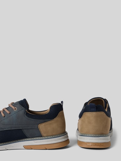 Tom Tailor Low Top Sneaker mit Lederoptik-Details Modell 'DYLAN' Marine 2