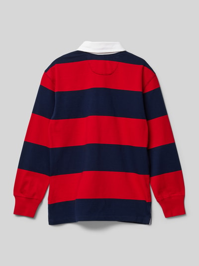 Polo Ralph Lauren Teens Longsleeve mit Polokragen und verdeckter Knopfleiste Rot 3