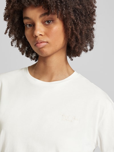 Marc O'Polo Denim T-shirt met labeldetail Offwhite - 3