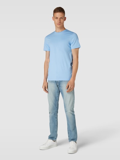Christian Berg Men T-shirt van katoen met ronde hals Bleu - 1