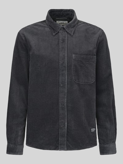 Marc O'Polo DENIM Hemdjacke mit Brusttasche Graphit 2