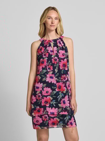 Christian Berg Cocktail Sukienka koktajlowa z wycięciem w kształcie łezki Ciemnoniebieski 4