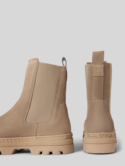 Marc O'Polo Chelsea boots van stijlvol rundersuède Taupe - 2