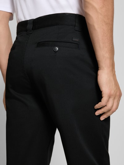 BOSS Orange Straight Leg Chino aus Baumwoll-Mix Black 3