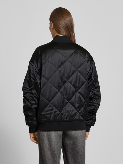 Original Bombers Bomberjacke mit Label-Patch Black 5
