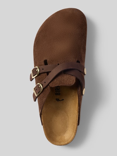 Birkenstock Slipper aus echtem Leder Modell 'Blair' Dunkelbraun 3
