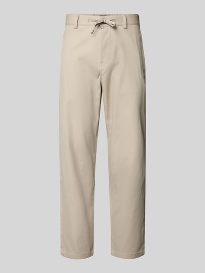 Produktfoto, Tapered Chino mit Kordelzug Modell 'CHINO ST-P' von BOSS Orange, Optik: Unifarben, Passform: Tapered, Baumwoll-Mix