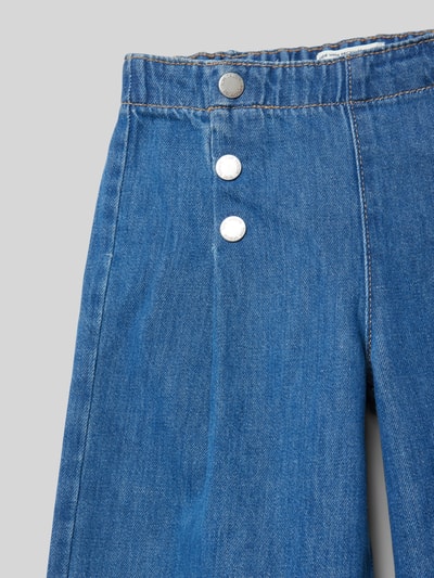 Tom Tailor Weite Hose aus reiner Baumwolle Blau 2