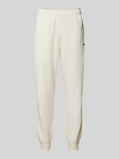 CHAMPION Sweatpants mit Label-Detail Offwhite 2