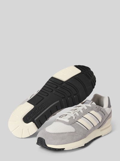 adidas Sportswear Ledersneaker mit Label-Schriftzug Mittelgrau 4