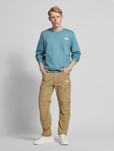 The North Face Sweatshirt mit Label-Print Petrol 1