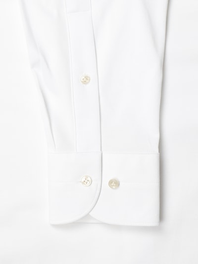 Profuomo Koszula biznesowa o kroju regular fit z mieszanki bawełny  Biały 4